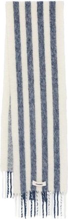 Jacquemus Vertical Striped Scarf With Fringed Ends