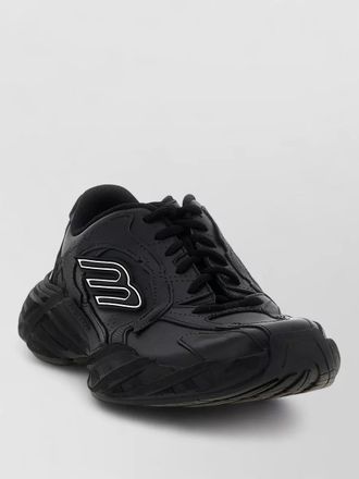 Balenciaga lace up sneakers chunky sole leather