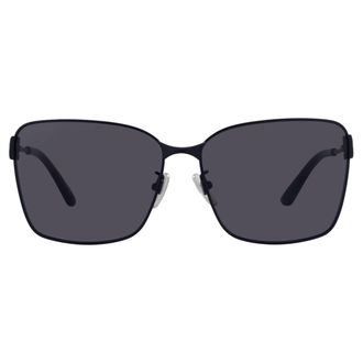 Balenciaga Grey Square Ladies Sunglasses BB0338SK 001 62