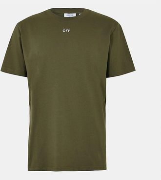 Off-white Mens Off Stamp T - Tan - Size: 36