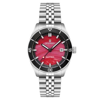Duxot Pacifico Automatic Red Dial Mens Watch DX-2076-44