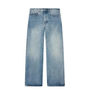 Golden Goose Jeans - male - Golden Goose - Wide Jeans - Blue - W30 - Jeans