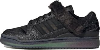 adidas Forum Low Shoes Core Black Shock Purple G55616