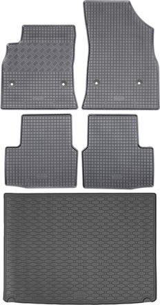 OEM Juego De Alfombrillas De Goma Para Coche Y Maletero Para Opel Astra V K Hatchback (11/2015-12/2021)