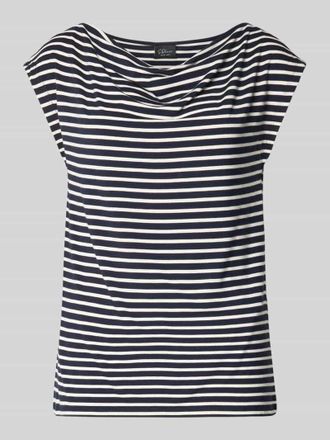 s.Oliver Black Label Loose Fit T-Shirt aus Viskose-Mix in Offwhite, Gr&ouml;&szlig;e 36