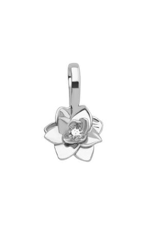 Made by Mary Birth Flower Charm in July - Silver at Nordstrom