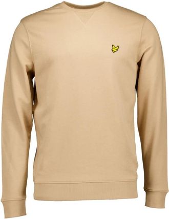 Lyle & Scott Khaki Sweater Ml 424Vog - Heren - Sweatshirts - Bruin - M - Hoodies & sweatvesten