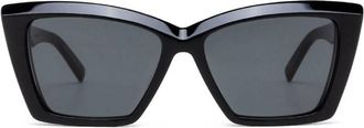 Saint Laurent New Wave Black Cat Eye Ladies Sunglasses SL 657/F 001 55