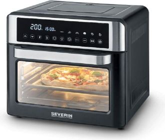 Severin Horno De Aire Caliente Negro/plateado De 25 Litros - 2077 - Severin