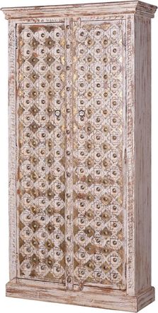 Giner&Colomer Armario madera de mango y detalles en marfil color envejecido