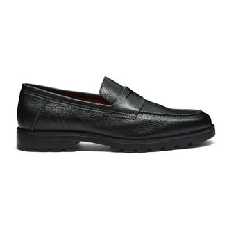 Santoni Mocassino Rock Penny - - Shoes - Uomo - Nero - 40 1/2 EU
