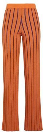8 by YOOX BICOLOR RIBBED VANISE PANTS