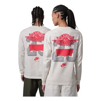 Nike Jordan Air Jordan x Levis Long Sleeve T-Shirt Beige Red Grey IM6731-110