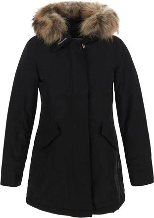 Woolrich Arctic Parka With Removable Fur Black