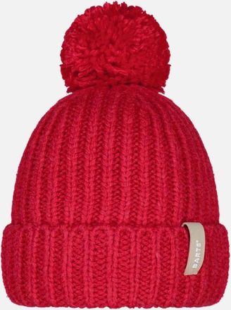 Barts Womens Barts Womens Joansy Curffed Pom Pom Bobble Hat - Red - Size: ONE size