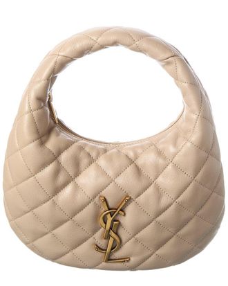 Saint Laurent Icarino Quilted Leather Hobo Bag