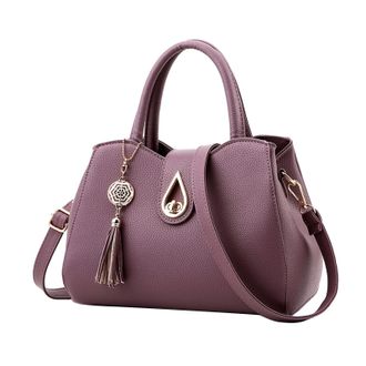 Generic Stylish Womens Purse and Fashion Shoulder Bag for Everyday Sports Casual Wear Versatile Crossbody Handbag Accessory (Purple, One Size)