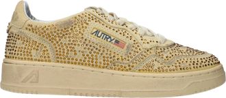 Autry Sneakers Medalist Women Suede Beige/Gold