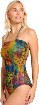 Kiniki Womens Tan Through Tube Swimsuit Swimwear - Amalfi Green