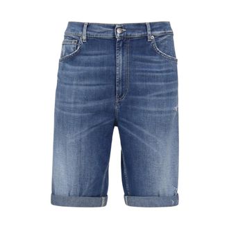 Dondup Denim Shorts, male, Blue, W35, Loose Fit Bermuda Shorts
