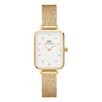 Daniel Wellington Watches, female, Yellow, Size: ONE SIZE Gold Quadro Watch, Elegant and Functional