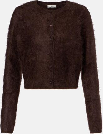 Frame Denim Teddy cropped cashmere cardigan