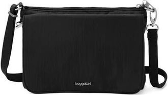 Baggallini Securtex Journey Anti-Theft Crossbody in Black at Nordstrom