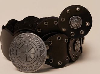 Lucky Brand Grommet Concho Belt