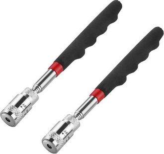OEM Herramienta De Micr&oacute;fono Magn&eacute;tico Led, Juego De 2, Palo De Micr&oacute;fono Telesc&oacute;pico, Linterna Magn&eacute;tica Telesc&oacute;pica, Gadget &Uacute;nico Y Genial