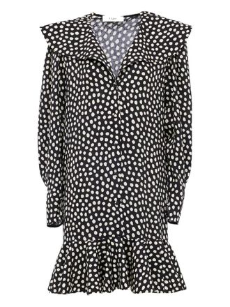 Chlo&eacute; polka dot-pattern dress - women - Fabric - 38 - Black