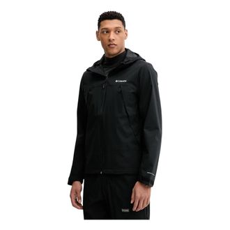 Columbia Boulder Falls Jacket - Heren - Windbreakers - Zwart - S - Fitness