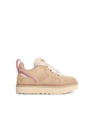 UGG Lowmel Meadow zandbeige su&egrave;demix sneakers