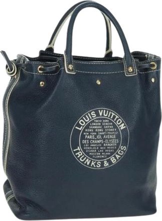 Louis Vuitton Pre-owned Bucket Bags, female, Blue, Size: ONE SIZE Pre-owned Vintage Tote Bag