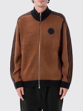 adidas High Neck Fleece Zip-Up Jacket with 3-Stripes Logo