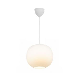 Nordlux Premium Indoor Pendant Light White Glass E27 Hand Blown Glass - Mains Powered, IP20