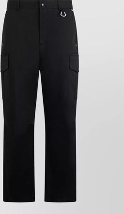 Moncler stretch cotton cargo shorts straight cut