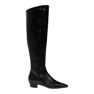 Aeyde Ilaria Over-knee Laarzen - Dames - Schoenen - Zwart - Maat: 36 EU Zijde