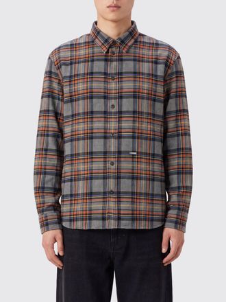 Dsquared2 Long-Sleeved Casual Shirt in Check Cotton with French Collar