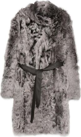 Yves Salomon Mujer, Chaquetas, Gris, Talla: M