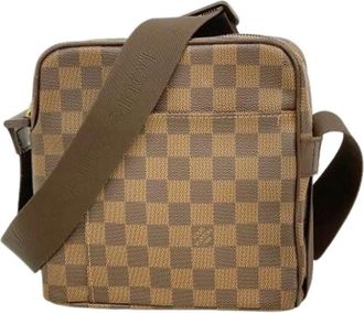 Louis Vuitton Pre-owned Cross Body Bags, female, Brown, Size: ONE SIZE Pre-owned Olaf PM Shoulder Bag