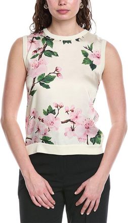 Oscar De La Renta Oscar De La Renta Silk-Blend Tank