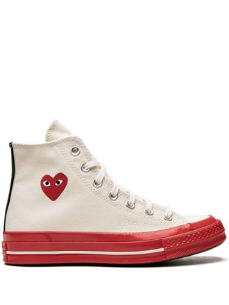 Converse Sneakers alte CdG x Chuck Taylor 70 - Bianco