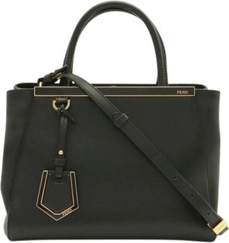 Fendi Pre-owned Vintage Handbag - Dames - Vintage Handtas - Zwart - ONE Size - Leer - Vintage