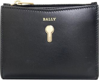 Bally Black Leather Wallet (Bi-Fold) (Pre-Owned)