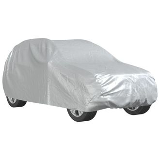 vidaXL Vidaxl - Funda De Coche Para Suv Con Correas Hebilla Peva Plateado M Plateado