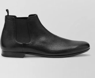 Prada leather chelsea boots