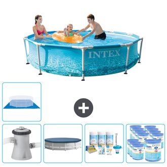 Intex Piscina Con Estructura Redonda - 305x76 Cm - 8-piezas Scb15