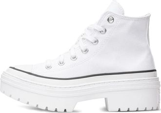 Converse Sneakers alte Chuck Taylor con plateau - Bianco