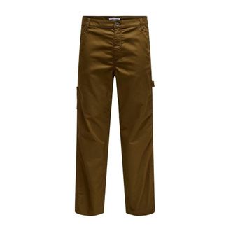 Only & Sons Heren Edge Broek - Heren - Straight fit broeken - Groen - W29 - Broeken
