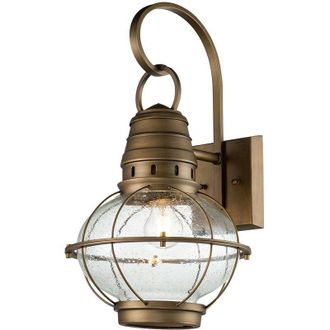 Kichler Kichler - Elstead Bridgepoint Outdoor Wall Lantern Natural Brass, IP44